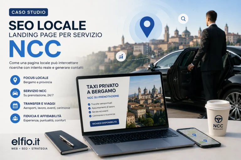 Scopri di più sull'articolo Caso studio SEO locale: landing page per servizio NCC