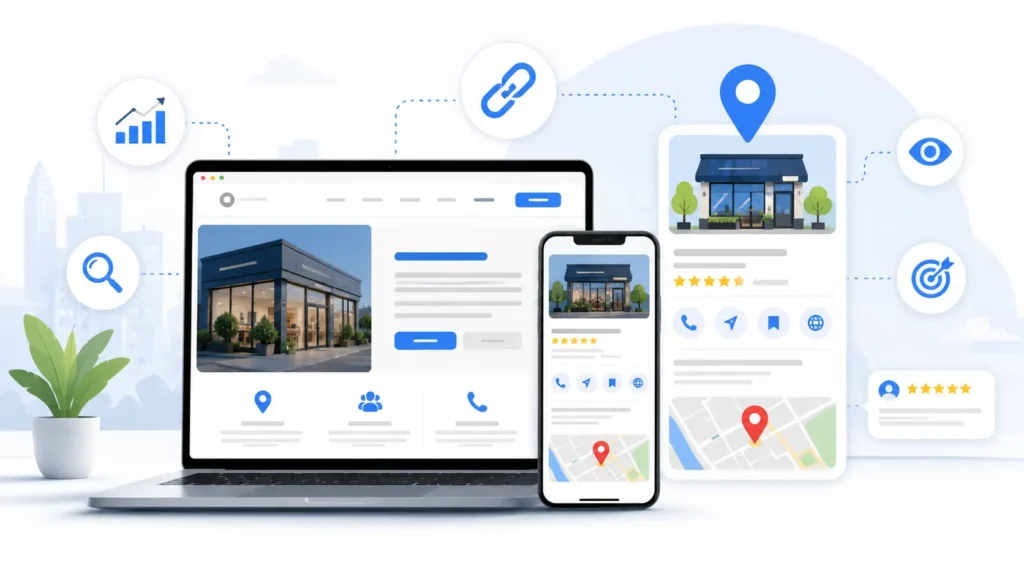 Google Business Profile e sito web nella strategia SEO locale