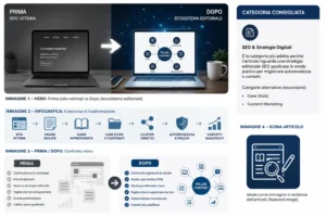 Scopri di più sull'articolo Case study: da sito vetrina a strategia editoriale che genera autorevolezza e contatti